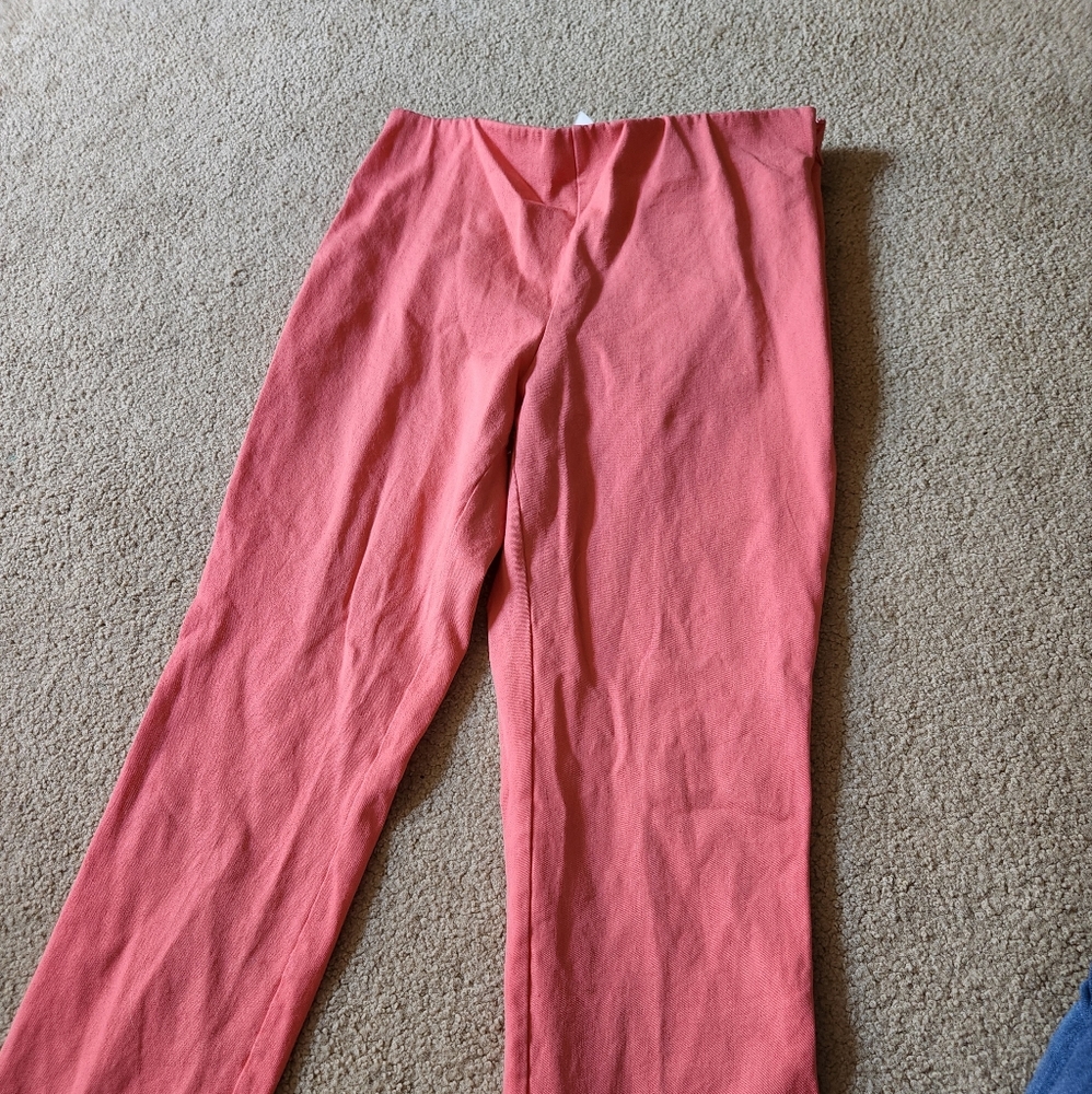 Womens Pink Ankle Pants